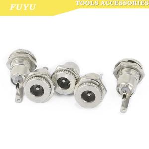 FUYU🔥🔥🔥 5ชิ้น5.5มม. x 2.1มม. ช่องเสียบแจ็คไฟ DC ตัวเมียแผงตัวเชื่อมต่อ DC-099