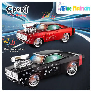 [AFive] Mobil Sport Cahaya Musik Mainan Anak Laki Laki Interaktif Kreativitas Hadiah Ultah