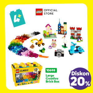 LEGO Classic 10698 Large Creative Brick Box (790 Pieces) Mainan Susun Building Block Bricks