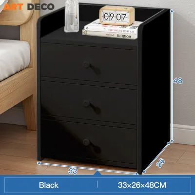 Bedside Table Side Table With Drawer Locker Meja Kecil Storage Cabinet Side Table Bedroom Nightstand Rack Kecil Tepi Katil Almari Sisi Katil