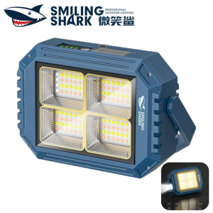 Smiling Shark YJD293 LED Flashlight 5Mode Super Bright Spot Light Type-c Rechargeable Camping Light White Yellow Red Blue Light Work Light Waterproof Outdoor Lighting