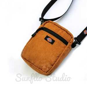SUNFLLO Tas Selempang Mini Corduroy Mini Sling Bag Corduroy Dikies