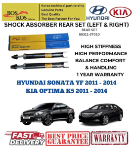 BOSKOS High-Performance Shock Absorber Set for Hyundai Sonata/Kia Optima/K5 2011-2014