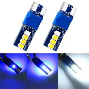 T10 LED LIGHTS CAR T10 BLUE TO WHITE LED ROOF LAMP