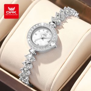 OPK original ladies elegant watch pink diamond butterfly mother-of-pearl watch bracelet style design exquisite fairy