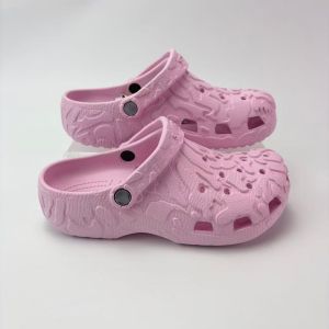 Crocs Map-themed star style perforated beach sandals for women new summer non-slip sandals closed-toe slippers for outdoor wear