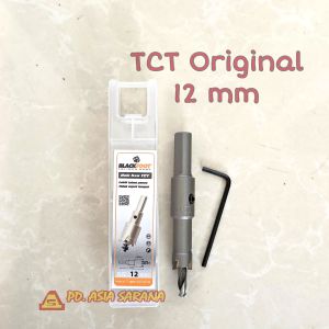 [12mm] Hole Saw TCT Besi 12 mm BLACKFOOT Mata Bor Lubang Holesaw ORI PT.3.8.12TCT
