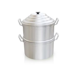 [HCM]Chỏ xôi nhôm + vỉ hấp KIM HẰNG chính hãng size 34cm