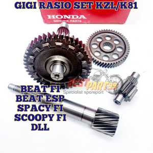 Gigi Rasio As Pully As Roda Belakang Beat FI Scoopy FI Spacy FI stater kasar KZL kualitas original ori asli gigi rasio 1 set