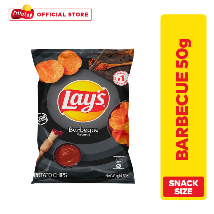 Lay's Barbecue Flavored Potato Chips 50g | Lazada PH