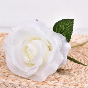 10pc/set Premium BIG Rose Bunga Valentines Day Gift Velvet Silk Rose Artificial Flower Bouquet for Wedding/Home Decor