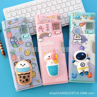XPM Tempat Pensil XPM-551 Box Magnet Karakter Timbul / Case Pencil