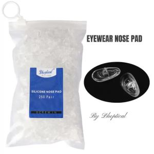(250 Pair) Eyeglasses Nose Pad Silicone Material Soft Horseshoe Shape Screw in and Push in Clip-on for Eyewear Shop and Eye Hospitcal (Screw in 14.5MM 250 Pair)