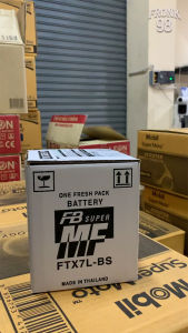 FB แบตเตอรี่ รุ่น FTX7L-BS (12V 6.3AH) แบบแห้งแยกน้ํา (สําหรับรถจักรยานยนต์)