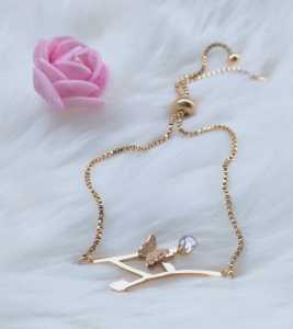 GELANG SERUT KUPU KUPU PERMATA BAHAN TITANIUM  AKSESORIS FASHION WANITA KOREAN STYLE