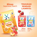 Rinso SensiFresh Detergent Cair Deterjen Wangi Segar 48 Jam Japanese Peach 360 ML. 