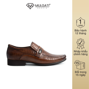 Giày tây nam MULGATI Leather đai kim loại - 136-V1794