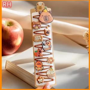 🔥🔥🔥ranghe 10ชิ้นน่ารัก capybara กิ๊บติดผมขนาดเล็กสำหรับเด็กผู้หญิงกิ๊บหนีบผมคลิปหนีบผมหน้าม้าด้านข้างเครื่องประดับผมเด็ก