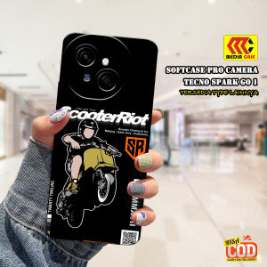 Case TECNO SPARK GO 1 Terbaru Motif Motor - Cover Hp - Skin Hp - Silikon - Softcase TPU Pro Camera