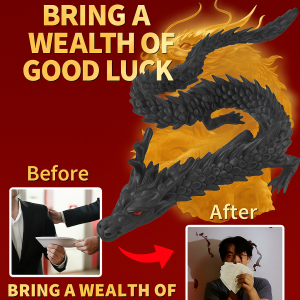 【Auspicious Dragon Welcomes Fortune】3D Printed Crystal Dragon Realistic Articulated Figurine  Movable Joints Home Decor Gift