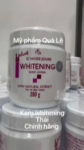 kem Velvet WHITENING BODY LOTION chữ đỏ chuẩn hàng thái hủ 350G