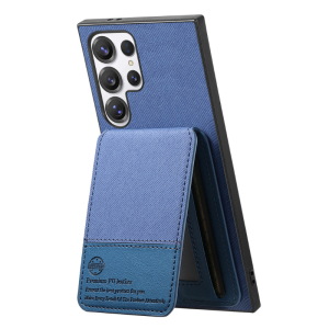 RFID Case for Samsung S25 Ultra S25 Plus Edge S24 FE S24 Ultra S24 Plus S23 Ultra S22 Ultra S21 Plus FE Finish Casing Wallet Leather Cloth Card Holder Cover