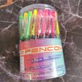 ปากกาลูกลื่นหมึกน้ำมัน 0.5mm Pencom OG-4 หมึกน้ำเงิน ด้ามใส (กล่อง 50 ด้าม). 