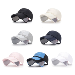 Extended Brim Fishing Hat Adjustable Baseball Caps Breathable Hat for Outdoor Sports Sun Protections Hat for Men & Women