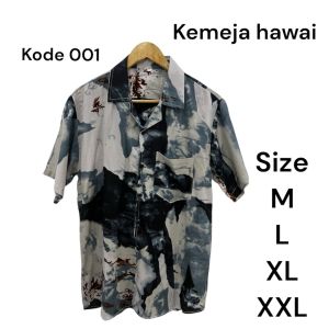 KEMEJA PRIA 005 / KEMEJA PANTAI / HEM COWOK HAWAI / KEMEJA COWOK MOTIF