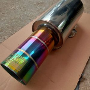 knalpot racing mobil hks pelangi cacing