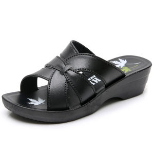 [Free Shipping] New Summer Womens Wedge Sandals for Mothers Fashionable and Casual Outdoor Plastic Slippers for Middle-Aged and Elderly Women