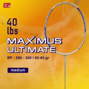Hi-Qua Raket Badminton Bulutangkis Maximus 4U Max Tension 40 Lbs - Full Set