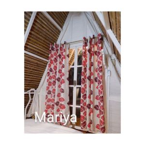 Katrina Groomet Curtain Ring Printed Leaves Critona Cloth 6ft and 7ft sizes ✨✨