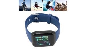 Yoidesu Smart Watch Fitness with Monitor Sleep Sports Modes Activity Step Calorie Counter IP65 for Andriod iOS Women Men (Blue)