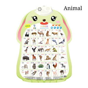 Talking Alphabet Wall Poster Chart ABC Sound Bilingual Kids Learning Baby Interactive Pendidikan Awal