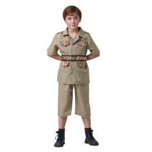 Childrens Jungle Explorer Wildlife Ranger Professional Role Play Halloween Party Performance Costume