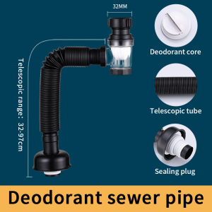 Universal Sink Drain Pipe Deodorant Drain Drain Pipe Wash Basin Sink Drain Sink Wash Basin Accessories