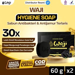 [DISKON SALE]SABUN WAJI 2 PCS - Solusi Atasi Gatal Gatal Kulit | Scabies | Eksim | Psoriasis