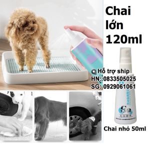 Orgo - (2 loại)- Xịt hướng dẫn đi vệ sinh BoBo thế hệ mới (120ml và 50ml) hướng dẫn chó mèo vệ sinh đúng chỗ