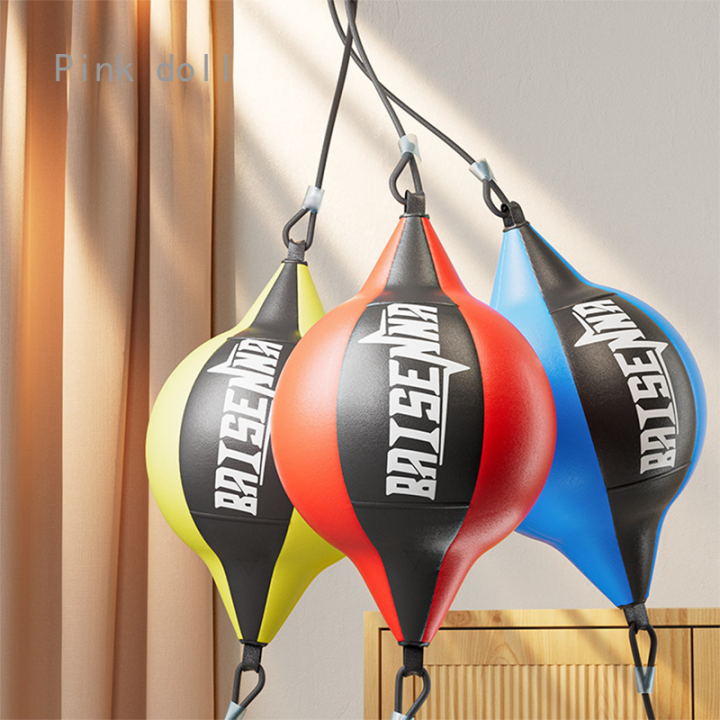 PU Leather Boxing Punching Bag Pear Boxing Bag Inflatable Boxing