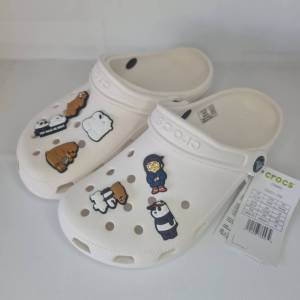 Crocs Platform Clog //สัง1คู่แถมตัวติด2อัน=50฿// รองเท้า crocs หัวโต รองเท้าสุขภาพพื้นสูง 2.7" รองเท้าแตะผู้หญิ่ง รองเท้าหัวโตผู้หญิง รองเท้าครอส