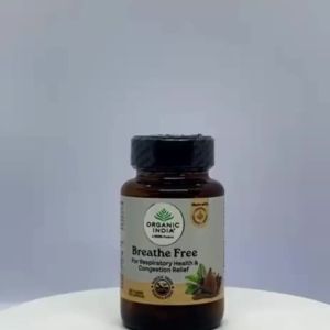 Ready stock ? ? Organic India Breathe Free 60 Capsules (Respiratory & Congestion Relief)