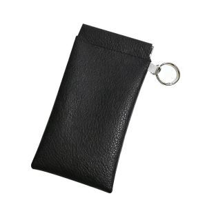 OWINGSHOP89OP5 Soft PU Glasses Bag Automatic Closed with Glasses Cloth Sunglasses Case Creative Protective Cover Eyewear Pouch for Travel