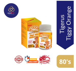 Tigerus Tiggy Orange Chewable Tablets 500mg 80s (Exp: 10/2026)