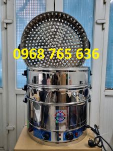 Nôi hấp xôi pate chạy điện. Xửng hấp đa năng FULL SIZE hấp bánh bao gà giò chả...đường kính 52cm [TẶNG KÈM MIẾNG LÓT + DỤNG CỤ VỆ SINH]