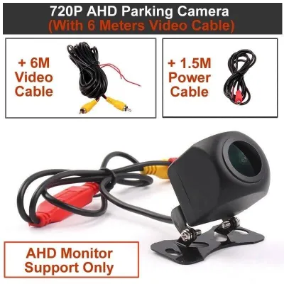 Camera Lùi Chiếu Hậu Phụ Kiện Xe Hơi Ống Kính Mắt Cá Đèn Sao Tầm Nhìn Ban Đêm 1280X1080P CCD Camera Xe Hơi Độ Phân Giải Cao AHD 170 Góc Rộng Thông Dụng