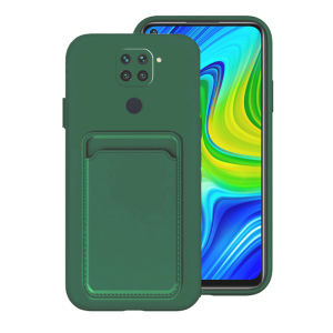 Case Xiaomi Redmi Note 9 Candy Macaron Lens Protection with Card Slot Dengan Pelindung Lensa Camera Dan Slot Card simpan kartu
