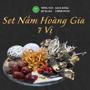 Set nấm hoàng gia 13 vị cao cấp dùng chế biến món ăn bồi bổ sức khỏe