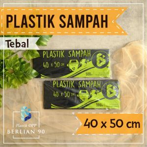 Plastik Layangan Kantong Plastik Sampah 40x50 Cm / Plastik sampah Hitam 500 Gr Kantong Sampah 40x50 Tebal Ramah :Lingkungan Murah Tebal