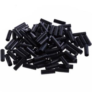 100Pcs Brake Cable Wire Tip Cap Black Housing Ferrule End Cap 4mm/5mm for Bike Derailleur Shifts and Brake Wire Cable